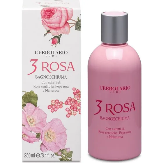 L'Erbolario 3 Rosa Badegel 250 ml