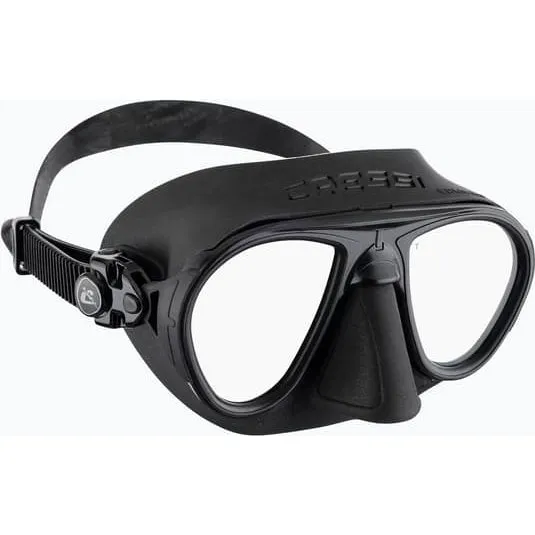 Cressi Calibro HD dykkermaske - Sort/Sølv