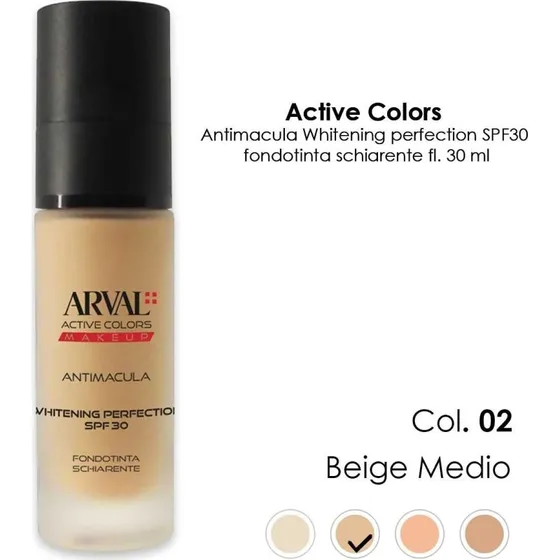 ARVAL Anti-makula Whitening Perfection SPF30 Foundation nr. 02