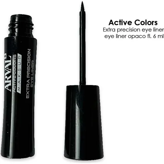 ARVAL Ekstra præcision sort mat eyeliner 6 ml