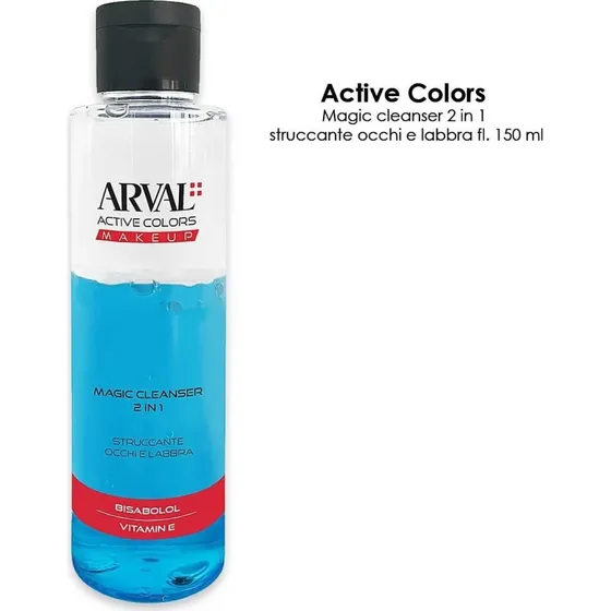 Arval Magic 2 i 1 øjen- og læbe make-up fjerner, 150 ml