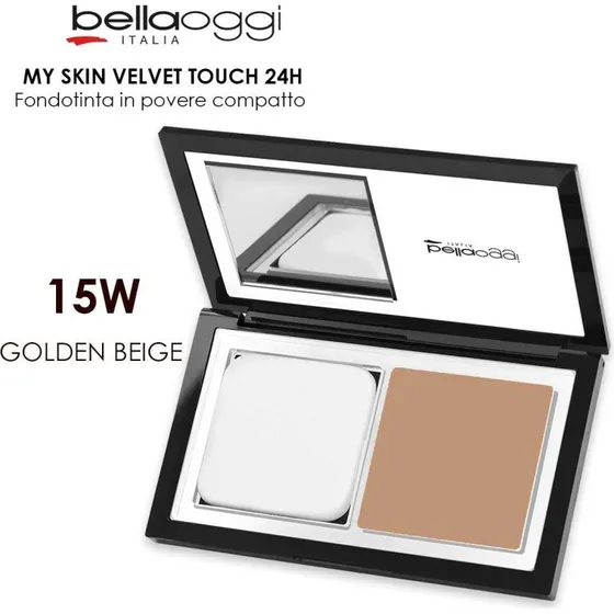 Bella Oggi My Skin Velvet Touch Kompakt Foundation - Gylden Beige