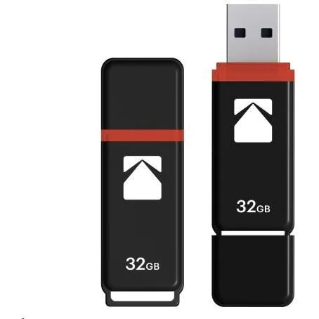 Kodak K100 USB 2.0 flashdrev 32GB - transparent rød