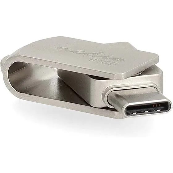 Nedis FDRIUC364SI 64 GB USB-A/USB-C 360° flashdrev (90/20 MB/s)