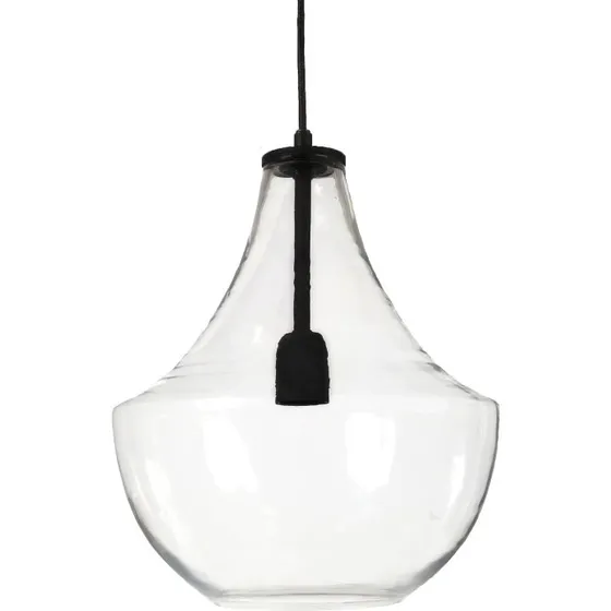 PR Home Hamilton Taklampa, Klar/Sort, 30 cm