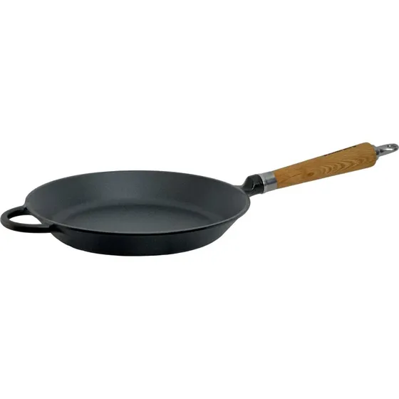 Ronneby Bruk Exclusive Line støbejernsstegepande, 28 cm, eg