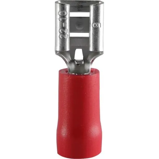 MTO Isolerede spademuffe rød, 0,5-1,5 mm², 100 stk.