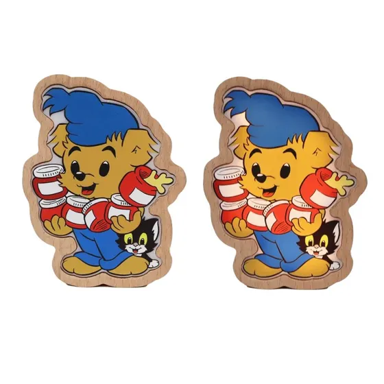 CarloBaby Bamse Natlampe - Genopladelig med varmt lys