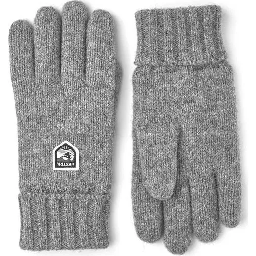 Hestra Basic Wool Handske, Grå