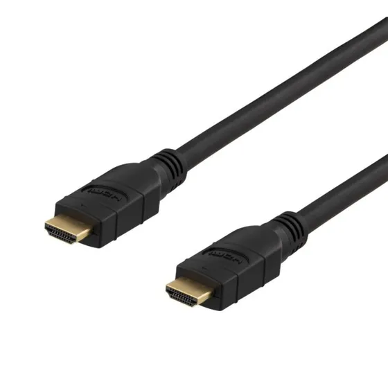 DELTACO PRIME HDMI-3050 Aktivt HDMI-kabel, 5m, 4K, Sort