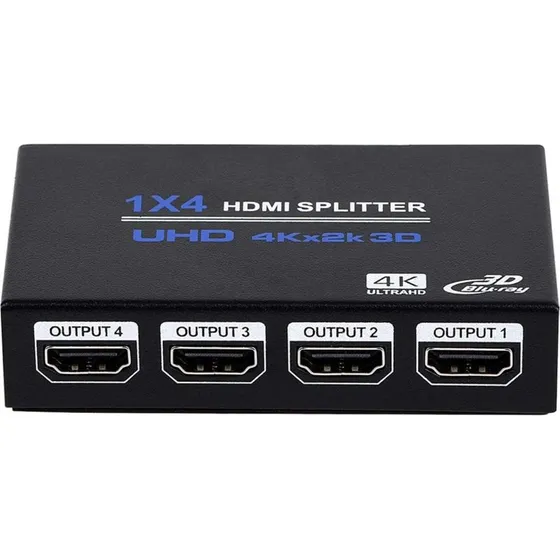 NÖRDIC SGM-152 HDMI Splitter 1 til 4, 4K 30Hz, 3D