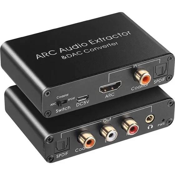 NÖRDIC HDMI ARC Audio Extractor med DAC og CEC-understøttelse