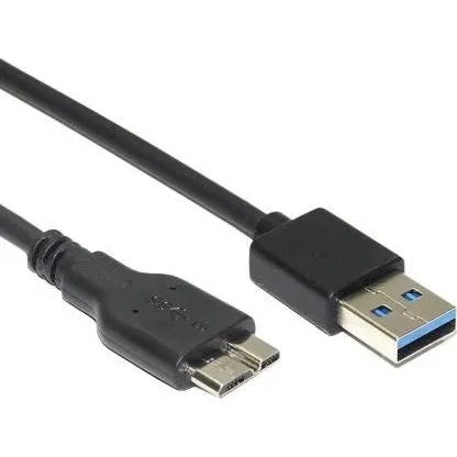 NÖRDIC USB 3.1 Kabel USB A til USB Micro B, 2m, Sort