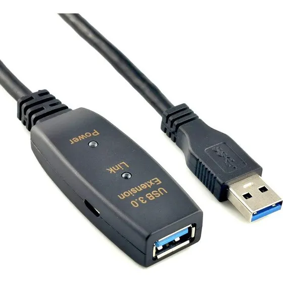 NÖRDIC ACTIVE 15m USB 3.1 Udvidelseskabel 5Gbps Mand til Kvinde