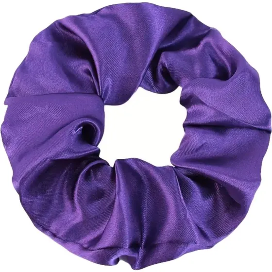 Satin Scrunchie - Lilla - 9cm