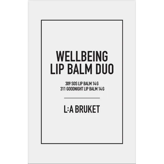 L:a Bruket 324 Wellbeing Lip Balm Duo 28 g