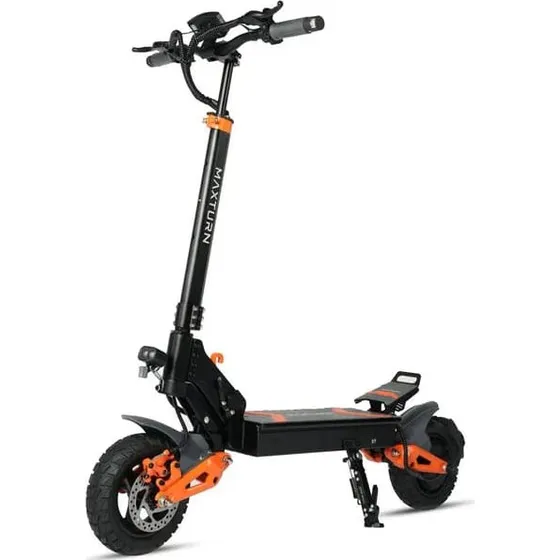 MAXTURN X1 El-løbehjul: 1200W, 45 km/t, 10" dæk, 48V 15,6Ah