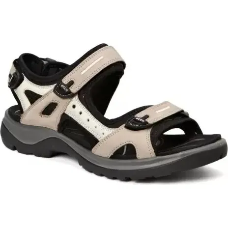 ECCO Offroad Yucatan Sandal i Nubukskind - Atmosphere Ice/Black