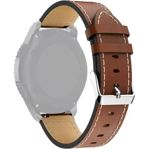 SKALO Læderrem til Garmin Venu 4 45mm - PU-læder, 22mm