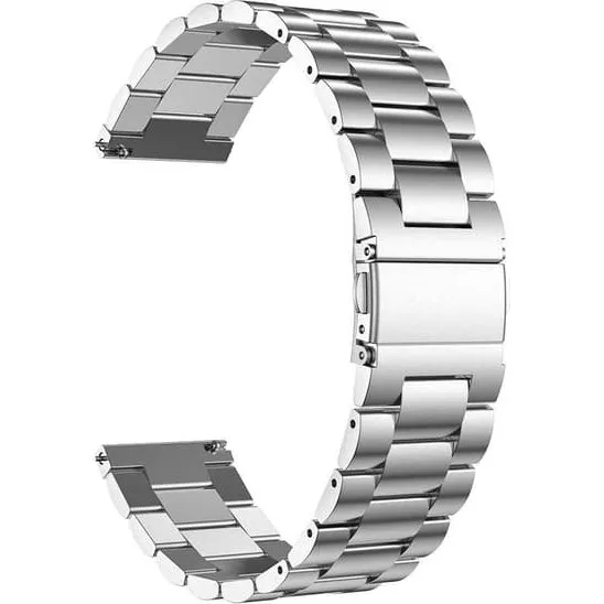 SKALO Lænkearmbånd til Amazfit T-Rex 3 Pro 48mm - Rustfrit stål