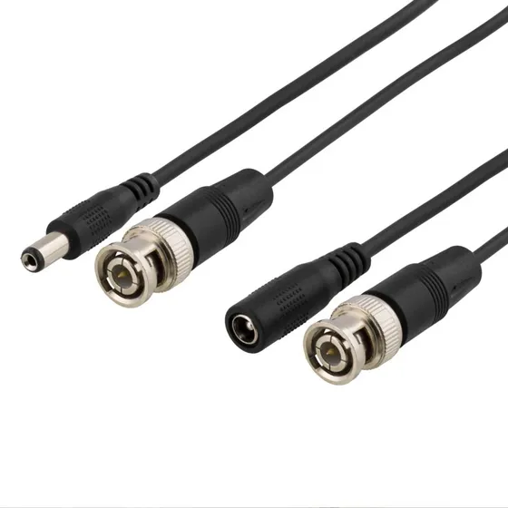 Deltaco BNC SDI-kombikabel med strøm (RG-59) 50 Ohm - 10m