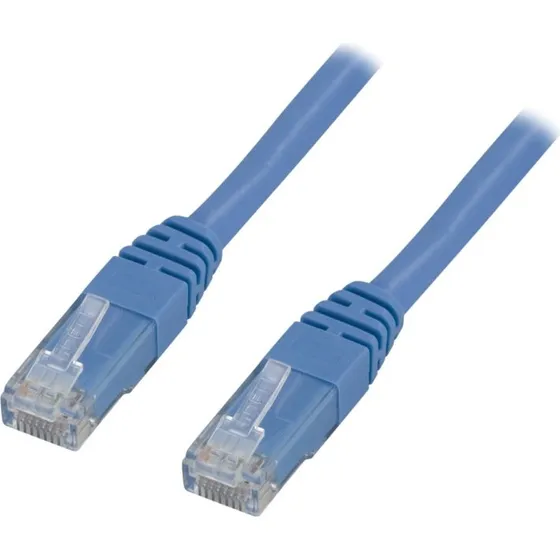 DELTACO U/UTP Cat6 Patchkabel, LSZH, 1,5m, Blå