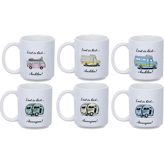 Different Design Krus - Livet er bedst i Autocamper eller Campingvogn