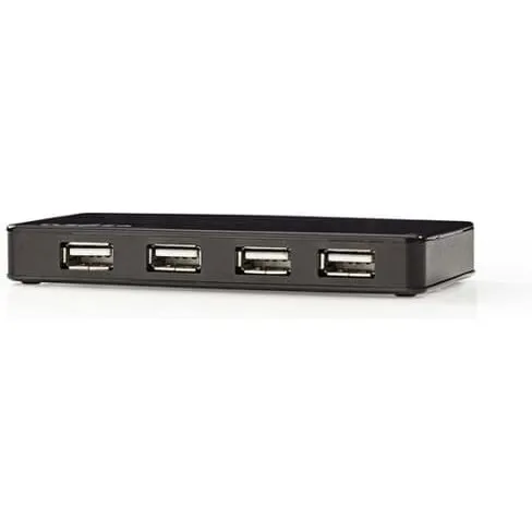 Nedis USB-hub 7-port USB 2.0 med ekstern strømforsyning