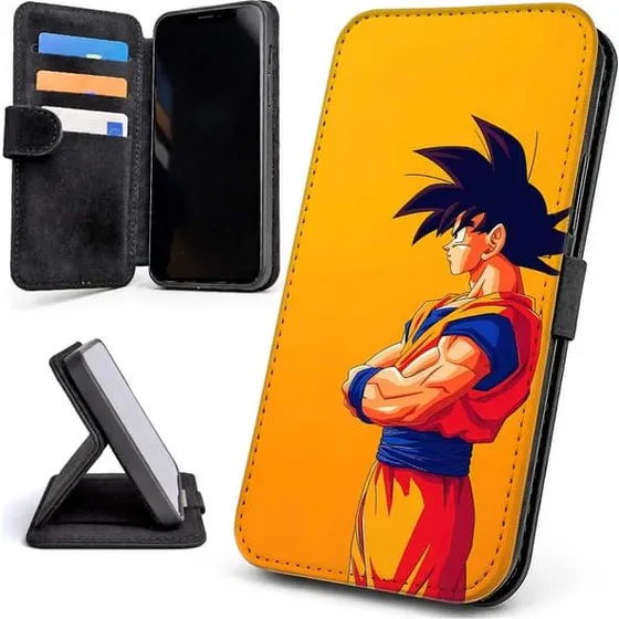 Goku Mobilcover med kortholder til iPhone 7 / 8 / SE