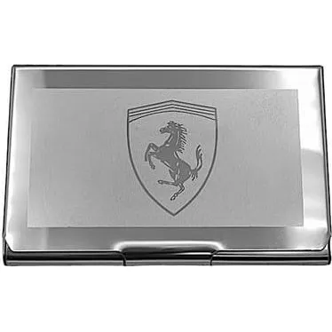 Ferrari Kortholder i sølvfarvet design