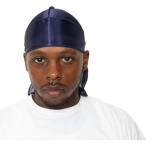 Durag i blødt satinmateriale til hårpleje og waves