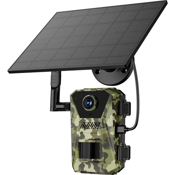 Solar 4G Trail Camera - Vandtæt PIR Night Vision HD Jagtkamera