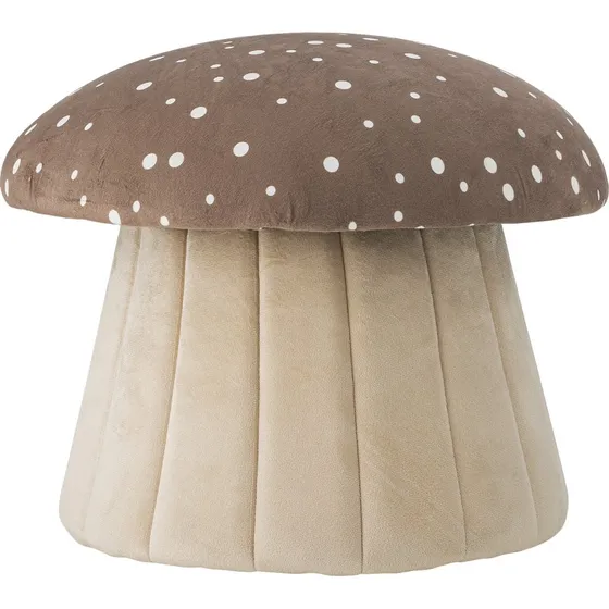 Bloomingville Mini Lue Puf - Svampeformet - Brun