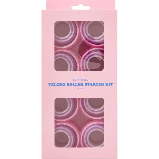 Soft Spell Hair Roller Kit – 24 stk. Velcro-hårruller til krøller