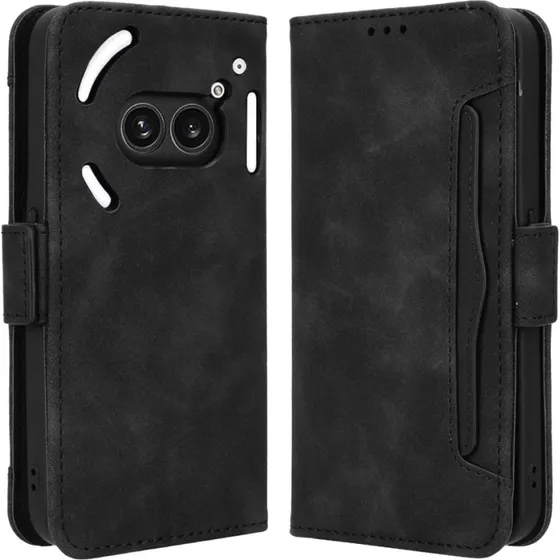 SKALO Pungetaske til Nothing Phone (2a) - Sort - 6 rum