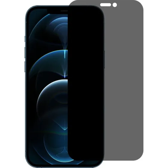 SKALO iPhone 12 Privacy Skærmbeskyttelse - 2-pak Hærdet Glas