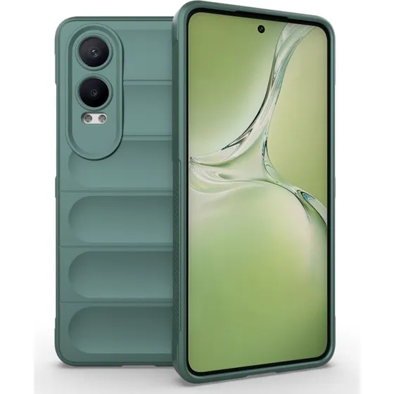 SKALO OnePlus Nord CE4 Lite 5G Rugged Bumper Cover - Grøn