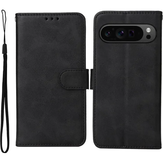 SKALO Pungetui i PU-læder til Google Pixel 9 Pro XL
