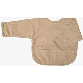 Summerville Hagesmæk med ærmer – Økologisk bomuld, Sand Dotty