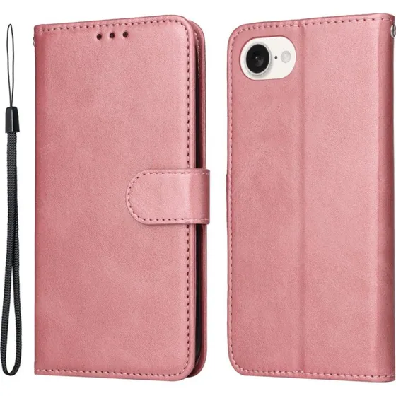 SKALO iPhone 16e PU-læder Flip Cover