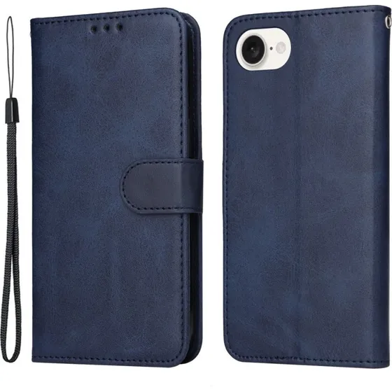 SKALO iPhone 16e PU-læder Flip Cover