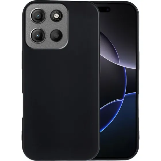 SKALO Motorola Moto G15 Power Cover - Mat Sort TPU