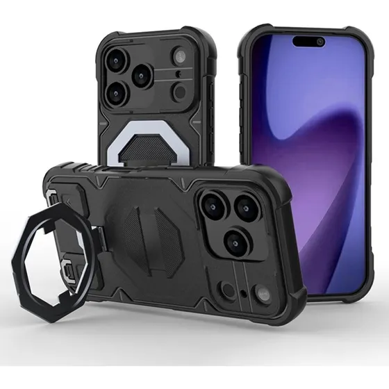 SKALO iPhone 17 Pro Max Armor Matrix Cover - Sort