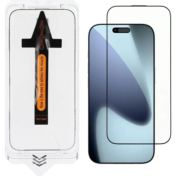 SKALO iPhone 17 Pro Max Fuldskærms Beskyttelsesglas med Monteringsramme