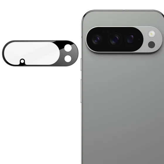 IMAK Google Pixel 10 Pro Kamerabeskyttelse - Hærdet Glas, Sort
