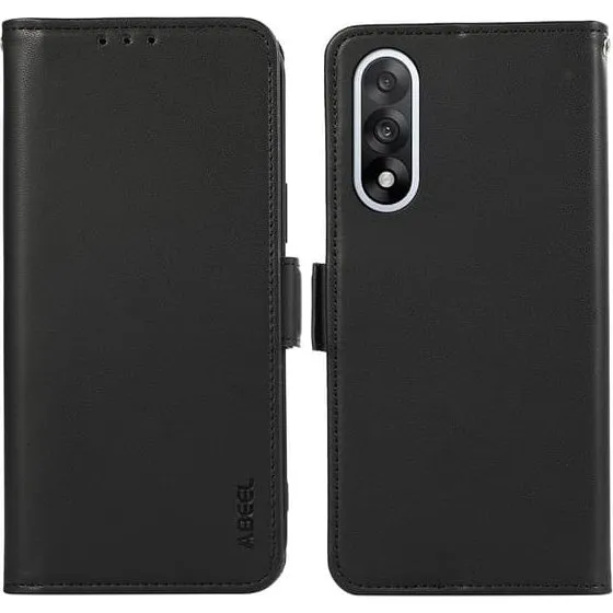 SKALO OnePlus Nord 5 ABEEL PU-Læder Flip Cover - Sort