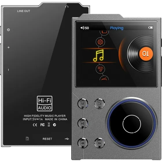T10 HiFi Musikafspiller - 2,4" Skærm, 16GB, Bluetooth & FM