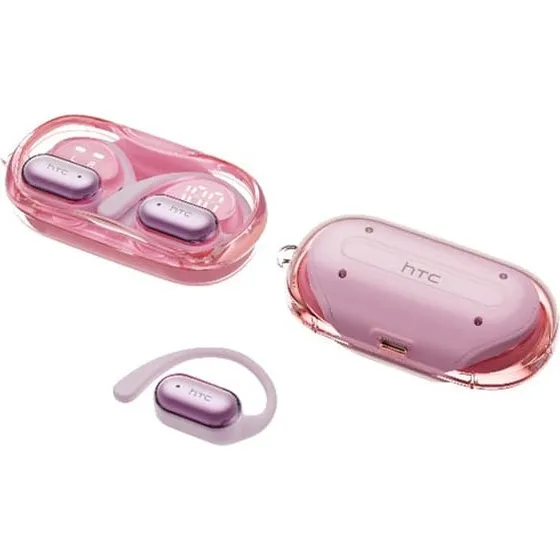 HTC NE37 Bluetooth 6.0 Trådløse Sportshovedtelefoner - Lyserød