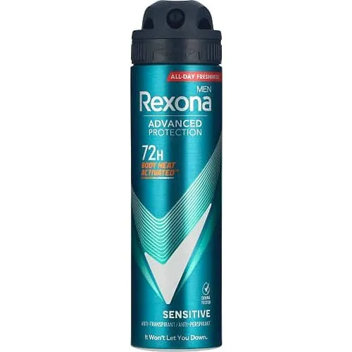 Rexona Men Sensitive Deospray 150 ml (72h)