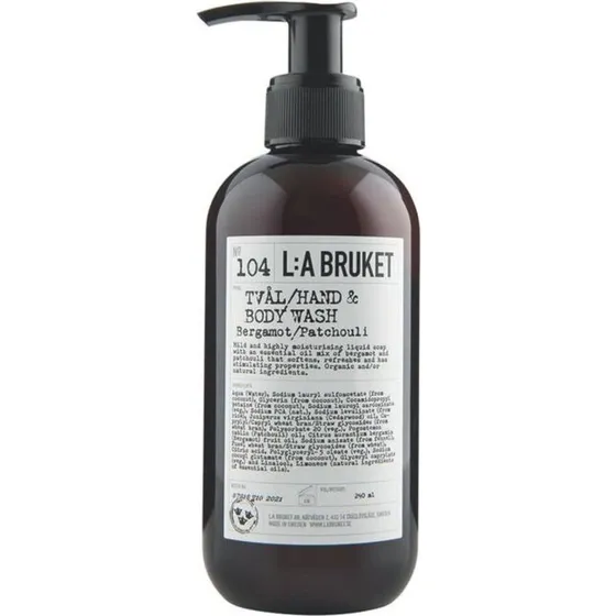 L:a Bruket 104 Hand & Body Wash Bergamot/Patchouli 240 ml